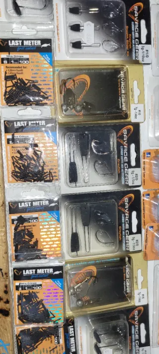 LOTE ACCESORIOS DEPREDADORES SAVAGEAR .