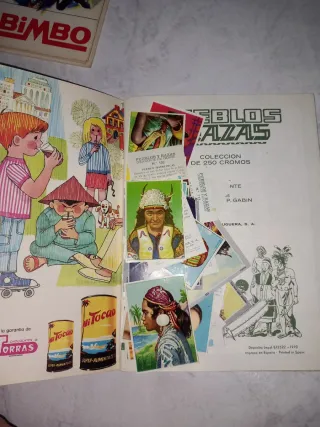 Lote de Álbumes de Cromos Antiguos