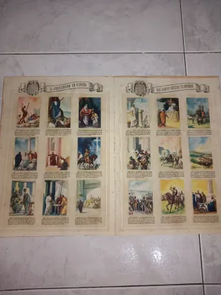 Lote de Álbumes de Cromos Antiguos