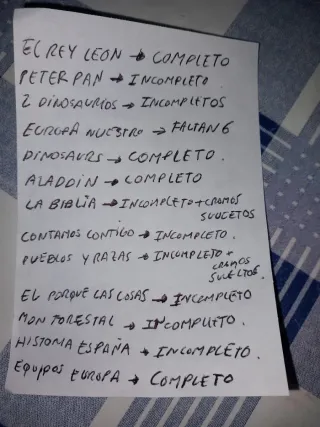 Lote de Álbumes de Cromos Antiguos