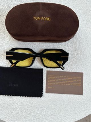 Gafas de Sol Tom Ford Negras y Amarillas