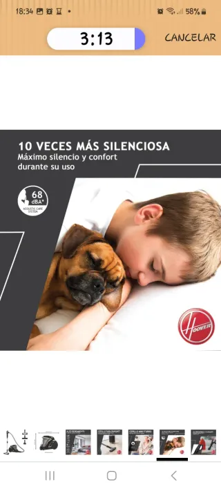 Aspiradora Hoover Petcare