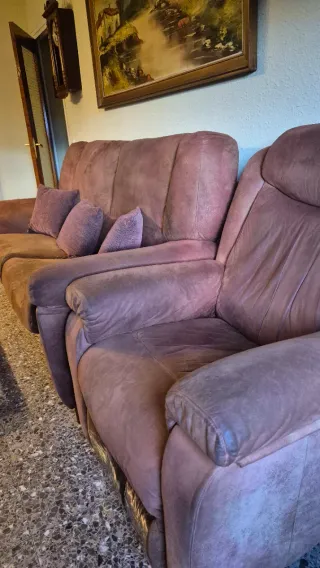 Sofá modular 3 plazas + 2 individuales