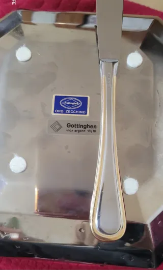 Coppa vintage oro argento acciaio gottinghen