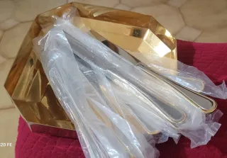 Coppa vintage oro argento acciaio gottinghen