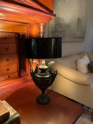 Lámpara Barroca Negra