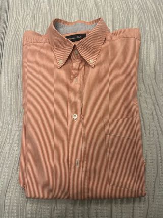 Camisa Massimo Dutti rayas roja y blanca