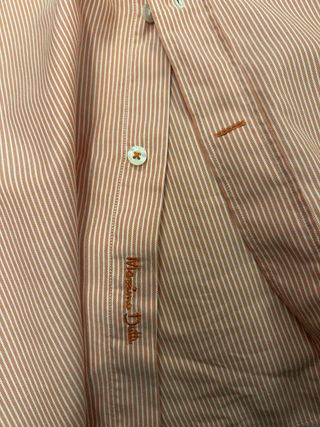 Camisa Massimo Dutti rayas roja y blanca