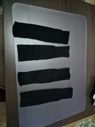 2 pares de Mangas negras niños/as porteros