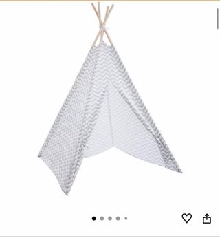 Tienda tipi infantil gris