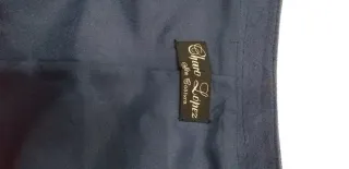 Conjunto chaqueta y falda ante azul