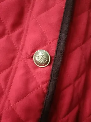 Chaqueta acolchada roja