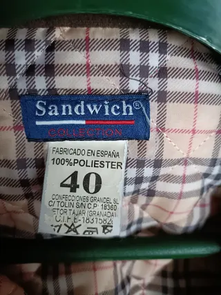 Chaqueta acolchada roja