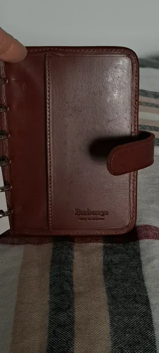Custodia Burberry in pelle ,da aggiungere l'agenda