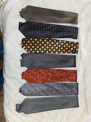 Lote de Corbatas 100% Lino Varias Marcas