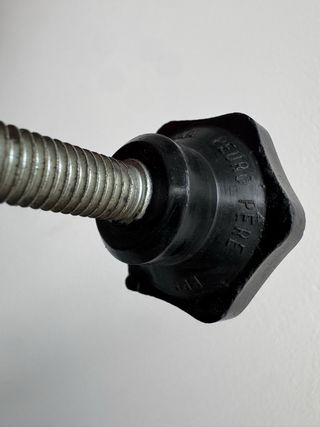 Lámpara de pie articulada industrial antigua