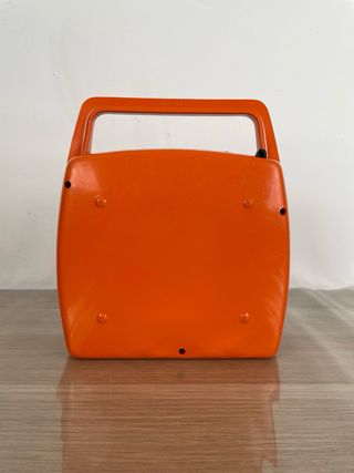 Mangiadischi Penny Arancione Vintage dischi 45 gir