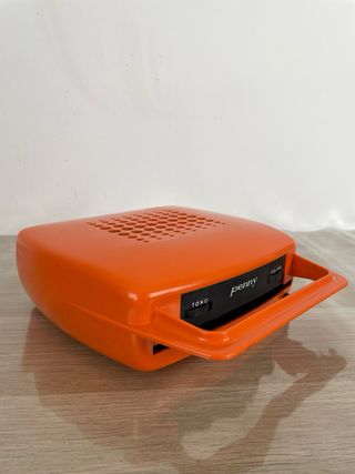 Mangiadischi Penny Arancione Vintage dischi 45 gir