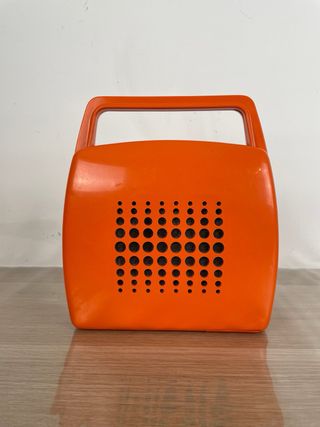 Mangiadischi Penny Arancione Vintage dischi 45 gir