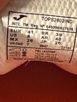 Zapatillas Joma Top Flex Blancas y Negras