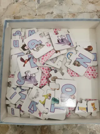 Puzzles Disney El Abecedario y Los Números