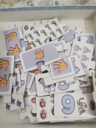 Puzzles Disney El Abecedario y Los Números