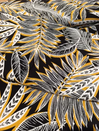 Tela Viscosa Estampada Hojas 2m