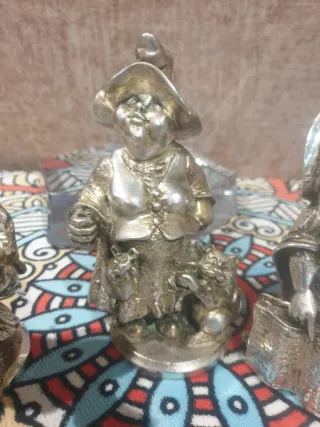 Brujas baño plata figuras decorativas