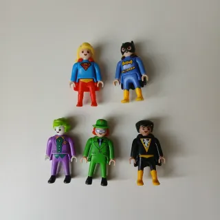 Playmobil Supereroi Set 5 Pezzi joker batgirl