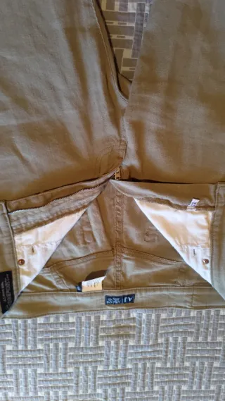 Pantalón Armani Lino Beige