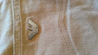 Pantalón Armani Lino Beige