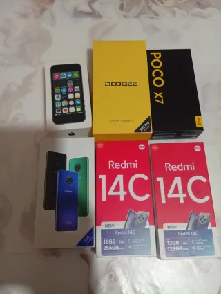 Cajas para móviles Apple, DOOGEE, Xiaomi