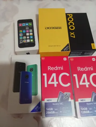 Cajas para móviles Apple, DOOGEE, Xiaomi