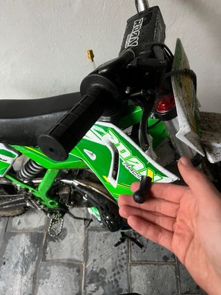 Pit Bike Roan 49cc Motocross Verde/Blanco