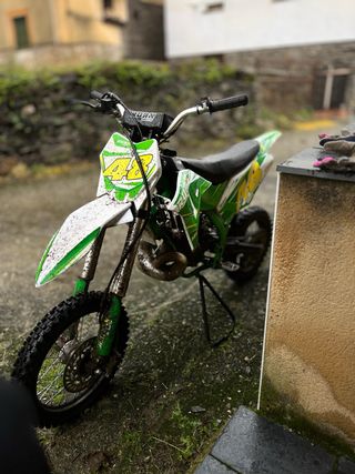 Pit Bike Roan 49cc Motocross Verde/Blanco