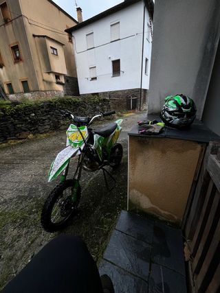 Pit Bike Roan 49cc Motocross Verde/Blanco