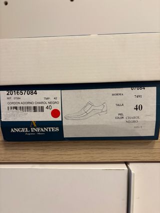 Zapatos Angel Infantes Negros Boda