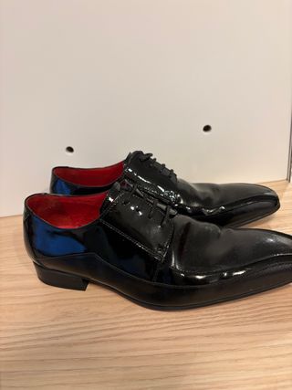 Zapatos Angel Infantes Negros Boda