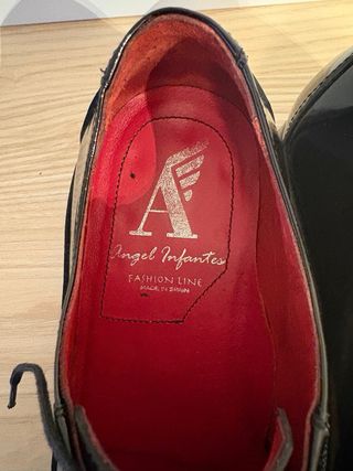 Zapatos Angel Infantes Negros Boda