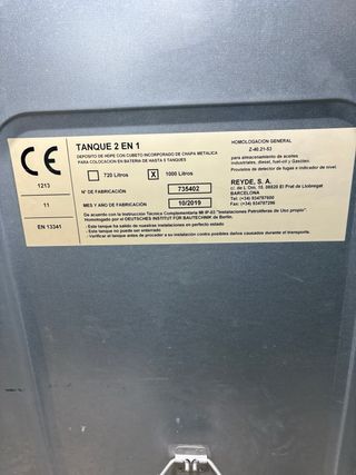 Depósito Gasoil 1000L