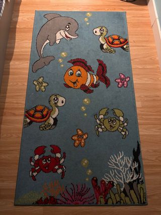 Alfombra infantil temática marina   80cm*1,50cm