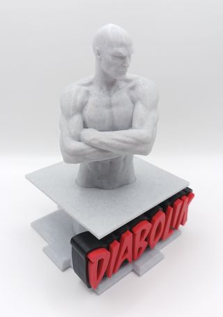 Diabolik Busto Fumetti Statua Busto Figures 3D