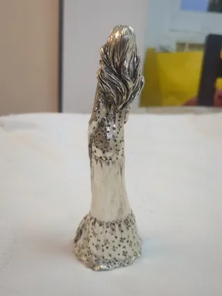 Figuras decorativas recubiertas plata