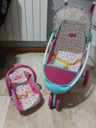 Cochecito y Silla Bebé Muñecas Nenuco