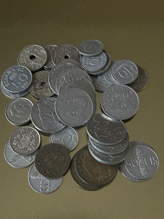 Lote Monedas Pesetas y Céntimos