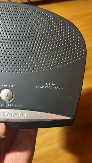 Reloj Despertador Radio Philips AJ3120