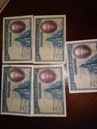Billete 25 Pesetas Banco de España 1928