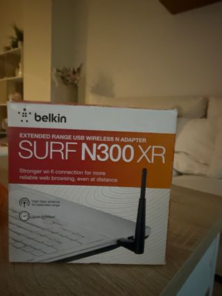 Adaptador USB WiFi N Belkin SURF N300XR