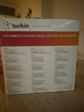 Adaptador USB WiFi N Belkin SURF N300XR