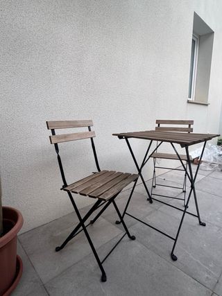 Mesa y 2 Sillas Plegables Ikea Tärnö